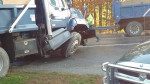 Truck-minivan accident shuts Route 103 from Rockingham to Chester