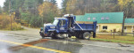 Minor injuries in mini-van dump truck collision