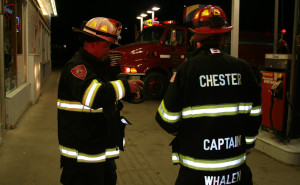 Chief Matt Wilson and Captain Ben Whalen coordinate the efforts.