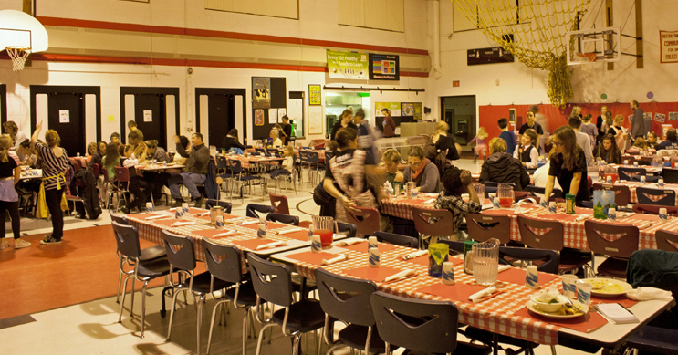tables filling up