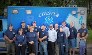 Members of the Chester Ambulance Service in this 2014 photo. By Chester Ambulance Service.