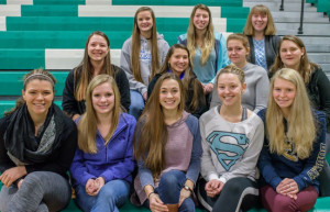 The 2016 Apple Blossom contestants at their first rehearsal.