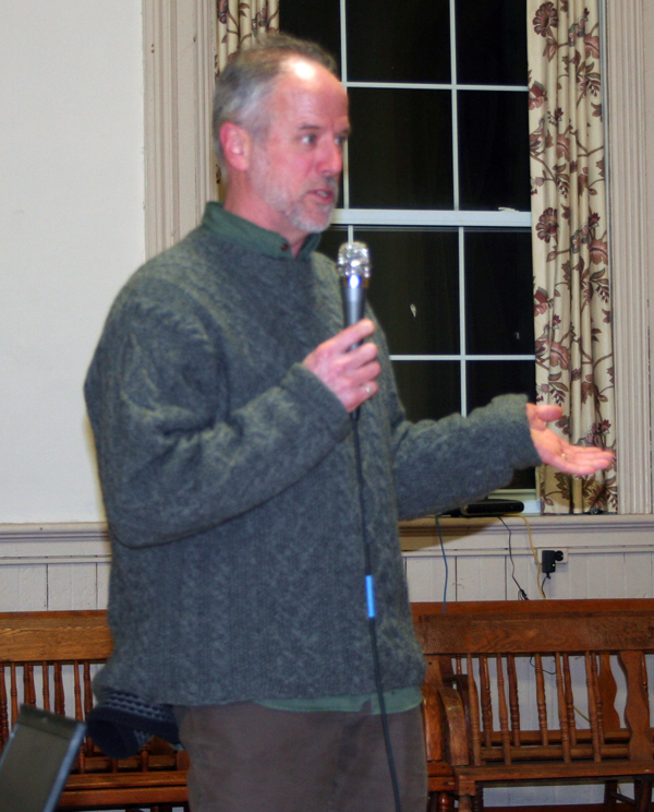 Chester school teacher Frank Kelley asks residents to come to a meeting Wednesday to discuss plans for a townwide party.
