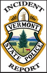 Vermont State Police incident log for Jan. 4 - Jan. 31, 2016