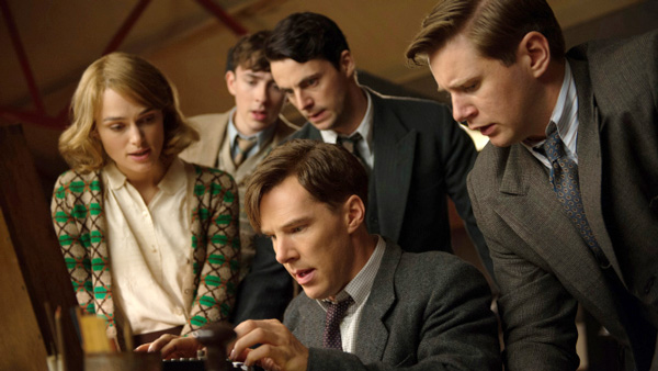 Benedict Cumberbatch and Keira Knightly crack the Enigma code in "The Imitation Game"