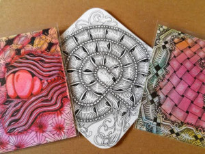 Saturday morning Zentangle workshop in Bellows Falls