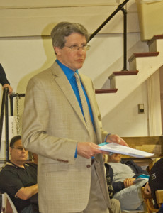 Springfield Regional Development Corporation Executive Director Bob Flint updated the meeting on his organization's efforts