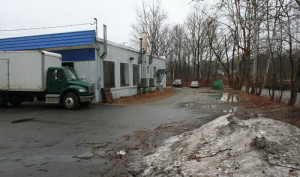 The area behind the Sunoco station that Sandri wants to buy