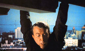 Jimmy Stewart hangs on in FOLA movie presentation of "Vertigo"
