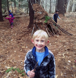 Brave Bear camper enjoys vacation day camp at The Nature Museum. 