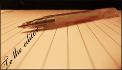 Letters to the editor logo 3