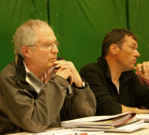 Grafton Select Board members Ron Pilette, left, and chair Gus Plummer. Photos by Shawn Cunningham.