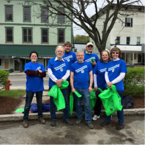 Volunteers helped with Green Up Springfield.