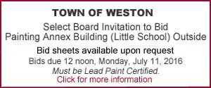 Weston Invite to bid painting ad 2