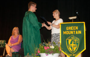 Brennan Adams was one of two recipients of a American Legion Post 67 Auxiliary scholarship. The other was Lukas Trask