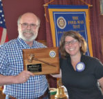 Tesha Buss takes gavel at Ludlow Rotary; BRGNS offers school supplies program