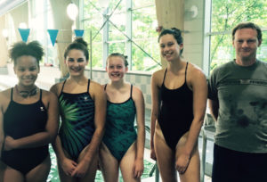Swim relay team