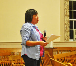 Engineer Naomi Johnson explains the Coach Road Loop project and how it could be financed.
