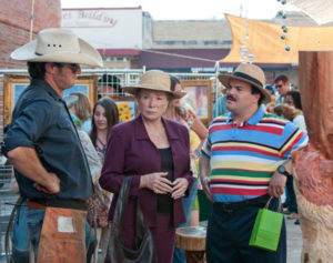 From left, Matthew McConaughey, Shirley MacLaine and Jack Black in 'Bernie.'