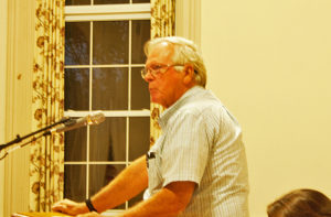 Chester resident Frank Bidwell suggests a committee to assess and prioritize work on town-owned historic buildings.