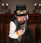 Ghost Signal performs on the first day of Steampunk Fest