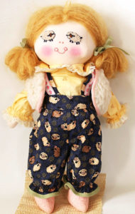 Purchase tickets to win Bonnie Bundles doll, Sharon, and raise library funds