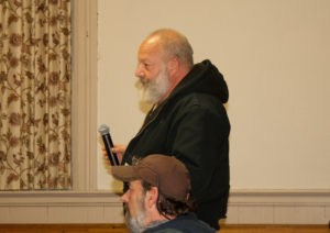Former board member Derek Suursoo notes that unilateral action takes away the public's right to comment. Photos by Shawn Cunningham