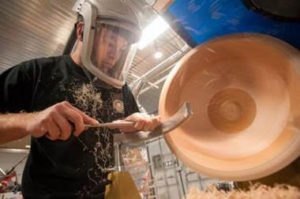 Andrew Pearce will demonstrate his woodturning technique.