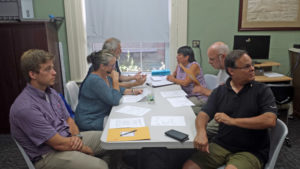 The Chester Select Board discusses the settlement with Fish & Wildlife at a special meeting on Aug. 30