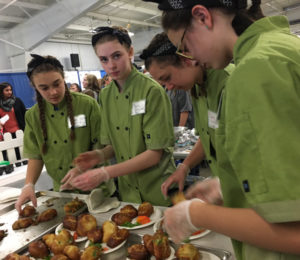 The Skillet Takes are, from left, Ange Wunderle, Rileigh Thomas, Laurel King and Magali Stowell-Aleman.