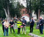 American Legion, Scout Troop 206 place flags on war vets' graves