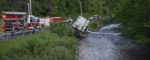Truck wreck sends diesel into Williams River