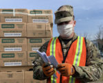 Long lines, little waiting as Guard gives out MREs at Hartness Airport