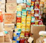 Bromley site of food distribution on May 19
