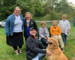 Tri Mtn Lions donate bench to Pingree Dog Park