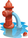 Hydrant flushing in Chester