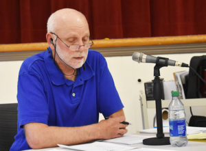 Board chair Arne Jonynas told the board that he felt interviews with candidates did not need to be done in executive session