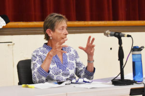 Board member Leigh Dakin recalls several calls from people on Grafton and Main Streets who had concerns about the project