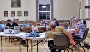 Kathy Giurtino tells the board that limits on the number of short-term rentals need to be set sooner than later