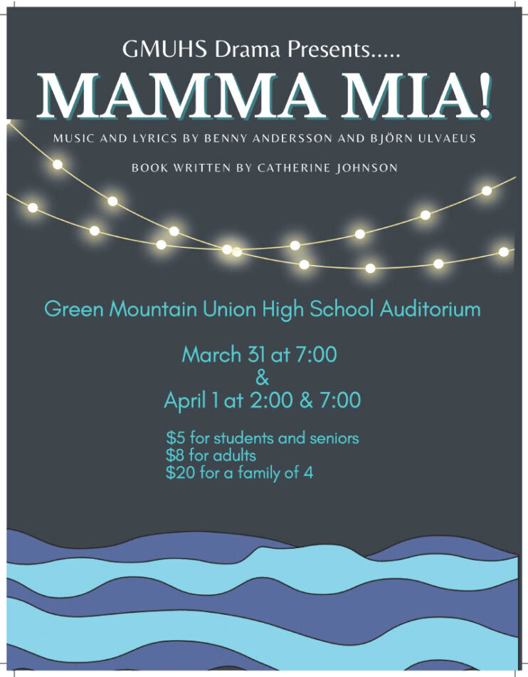 Mamma Mia! at GMUHS March 31, April 1 | The Chester Telegraph Mamma Mia! at GMUHS March 31, April 1 | The Chester Telegraph